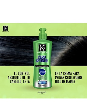 Crema para peinar cabello ondulado Kerashine para hidratar