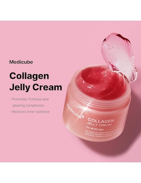 Crema facial recomendada para hidratar día y noche Medicube Collagen Jelly Cream para todo tipo piel