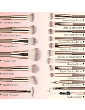 Set de brochas Xtellar