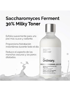 Tónico facial Saccharomyces ferment 30% milky toner The Ordinary