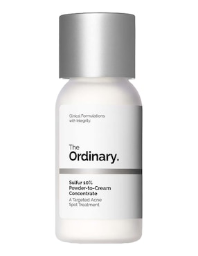 Tratamiento Facial Sulfur 10% Powder-to-Cream Concentrate antiacné The ordinary