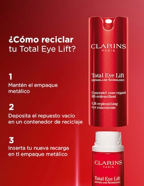 Tratamiento para contorno de ojos Total Eye Lift Retail antiedad Clarins