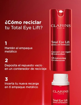 Refill para contorno de ojos Clarins Total Eye Lift de 15 ml
