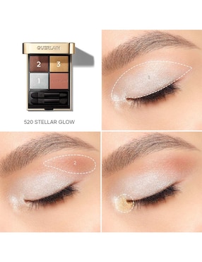 Paleta de sombras Guerlain Ombres G 4 tonos