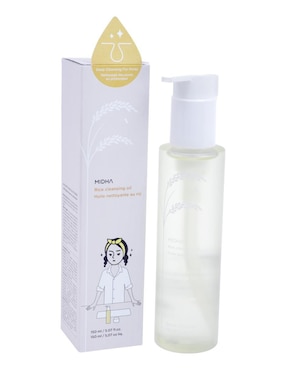 Limpiador facial aceite limpiador de arroz Midha para desmaquillar