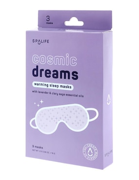 Mascarilla para ojos térmica Cosmic Dreams para relajación Spa Life