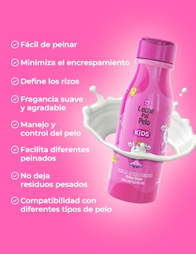 Crema para peinar para todo tipo de cabello Leche Pal Pelo kids niña 250ml para hidratar