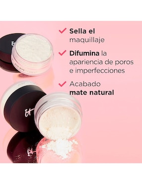 Polvo traslúcido it cosmetics BB Pores Poreless Finish