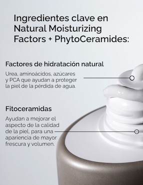 Tratamiento facial Crema Hidratante Natural Moisturizing Factors + PhytoCeramides 10 ml The Ordinary