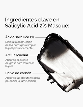 Mascarilla facial Salicylic acid 2% masque(mascarilla de ácido salicílico al 2%) para calmar la piel The Ordinary 50 ml