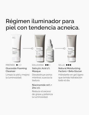 Mascarilla facial Salicylic acid 2% masque(mascarilla de ácido salicílico al 2%) para calmar la piel The Ordinary 50 ml