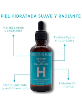 Kit de sérum facial Ácido Hialurónico + Retinol + Vitamina C Brooklean todo tipo piel
