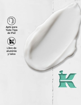 Desodorante para axilas en crema Kiehl's Over & Under unisex