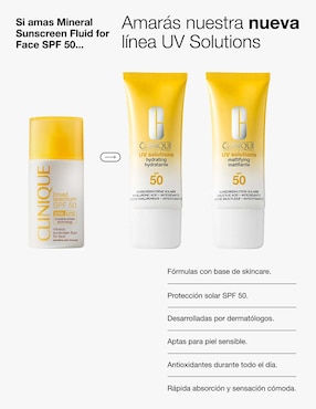 Protector solar FPS 50 Clinique UV Solutions Mattifying Clinique 30 ml