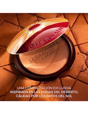 Paleta de blush, iluminador y bronzer Guerlain Terracotta