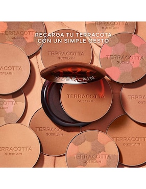 Paleta de blush, iluminador y bronzer Guerlain Terracotta