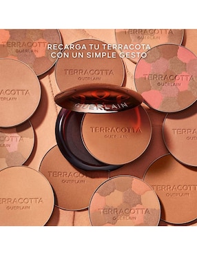 Paleta de blush, iluminador y bronzer Guerlain Terracotta