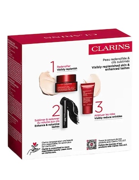 Crema facial recomendada para reafirmar de día Clarins para todo tipo piel