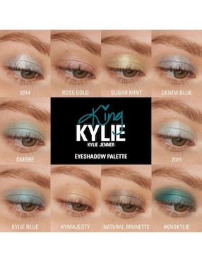 Paleta de sombras Kylie King 10 tonos
