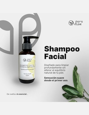Dermolimpiador facial Paradise para purificar