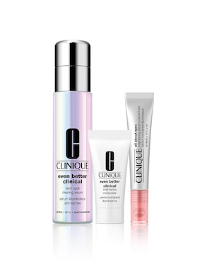 Set tratamiento facial Even Better + All About Eyes antimanchas Clinique