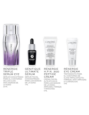 Kit tratamiento para facial Lancôme Kit de regalo Rénergie H.C.F Triple Serum Eye antiedad Lancôme Mamás