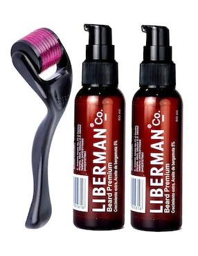 Kit tratamiento para barba y cabello Beard Premium con aceite de bergamota al 5% Liberman