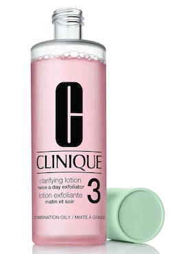 Exfoliante facial Clarifying Lotion 3 Clinique para piel mixta y grasa