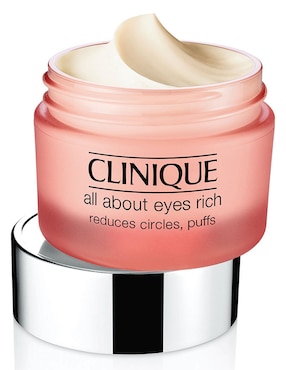 Crema para contorno de ojos recomendada para bolsas y ojeras día y noche Clinique All About Eyes Rich para todo tipo piel