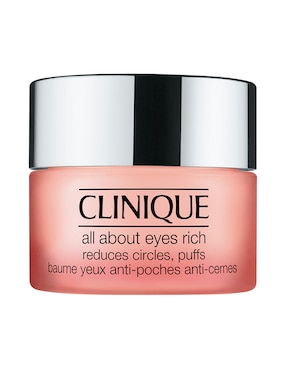 Crema para contorno de ojos recomendada para bolsas y ojeras día y noche Clinique All About Eyes Rich para todo tipo piel