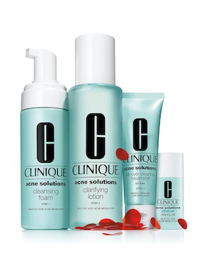 Limpiador facial Clinique Anti-Blemish Solutions Cleansing Foam para acné