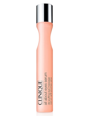 Crema para ojos recomendada para bolsas y ojeras día y noche Clinique All About Eyes Serum De-Puffing Eye Massage para todo tipo piel