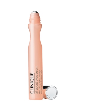 Crema para ojos recomendada para bolsas y ojeras día y noche Clinique All About Eyes Serum De-Puffing Eye Massage para todo tipo piel