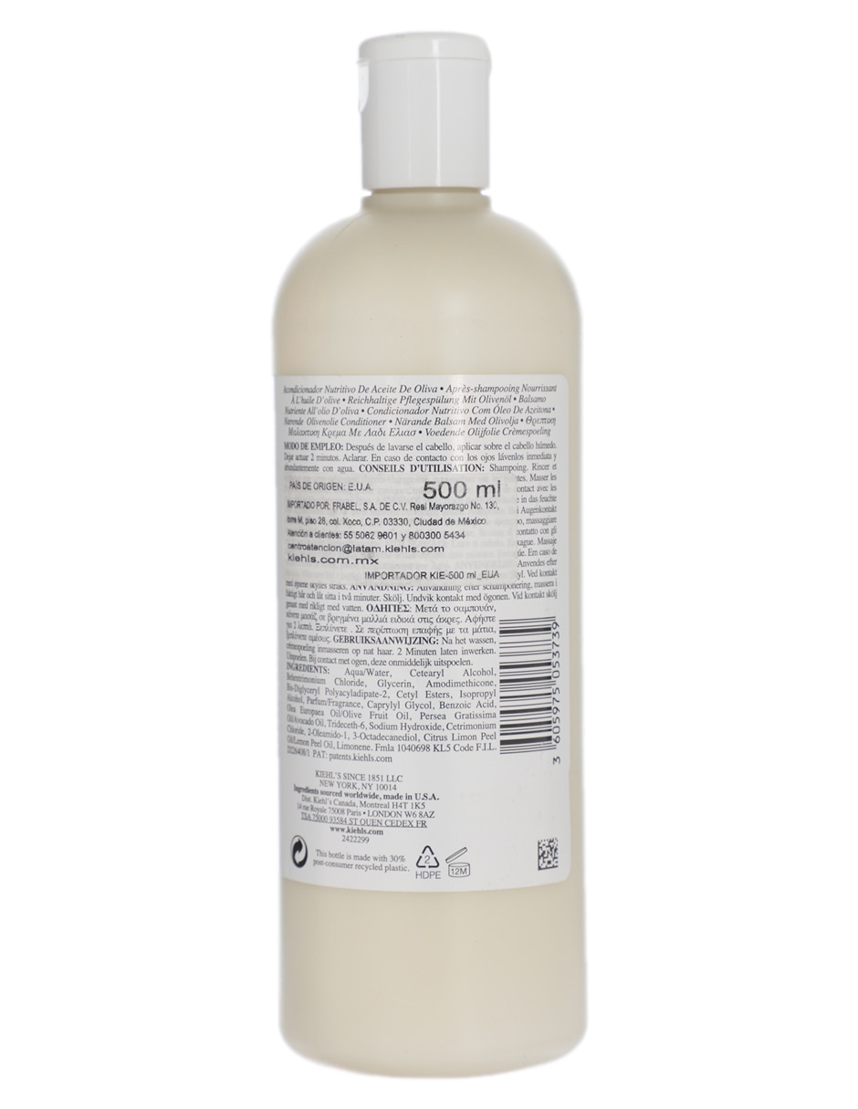 Acondicionador para cabello Nourishing Olive Fruit Oil Conditioner 500 ml 2