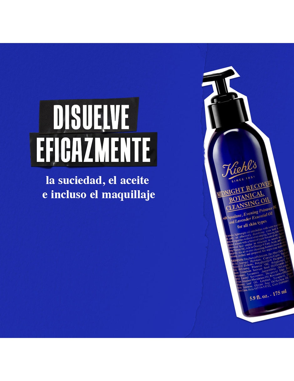 Limpiador facial Midnight Recovery Botanical Cleansing Oil para desmaquillar 4