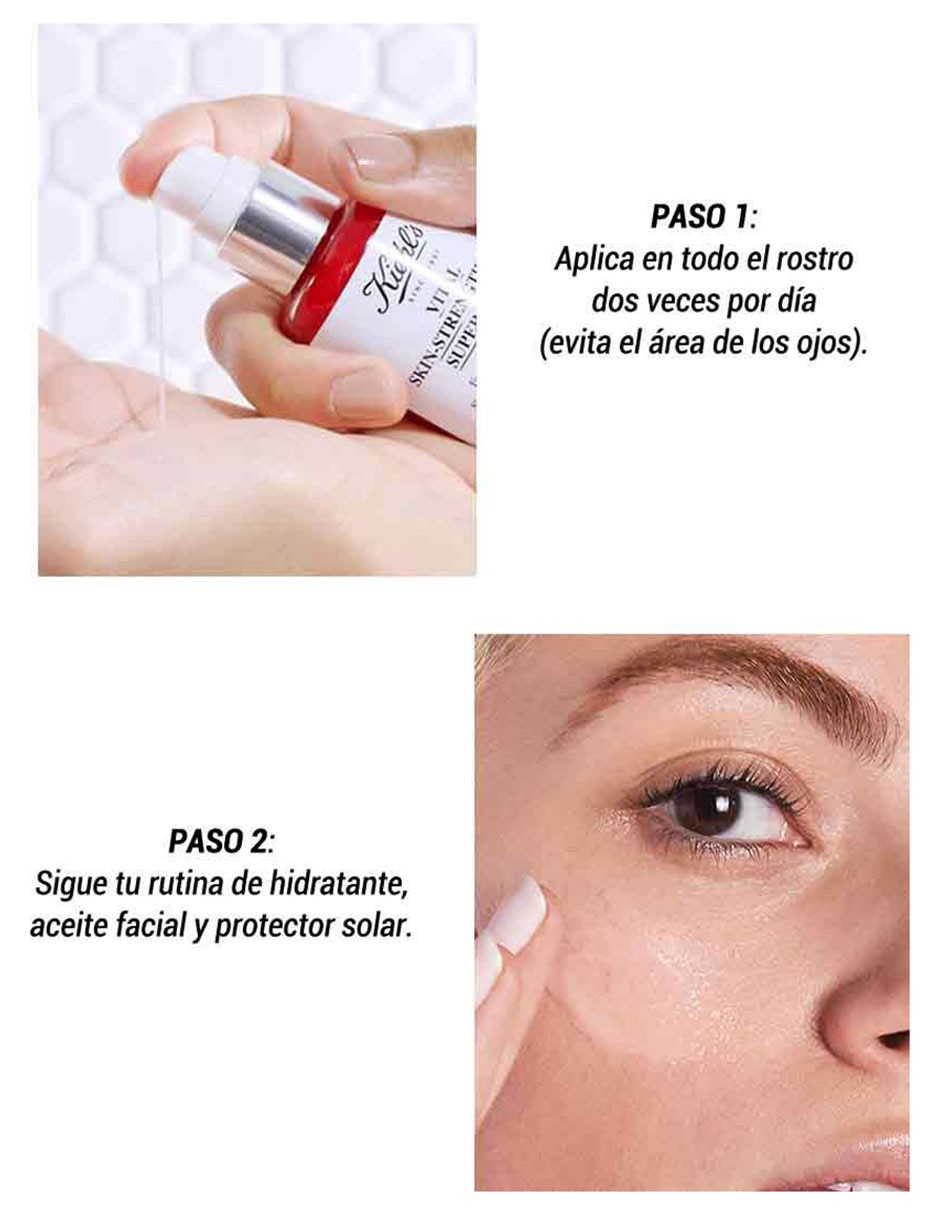Sérum reafirmante facial Vital Skin-Strengthening Super Serum todo tipo piel 50 ml 4