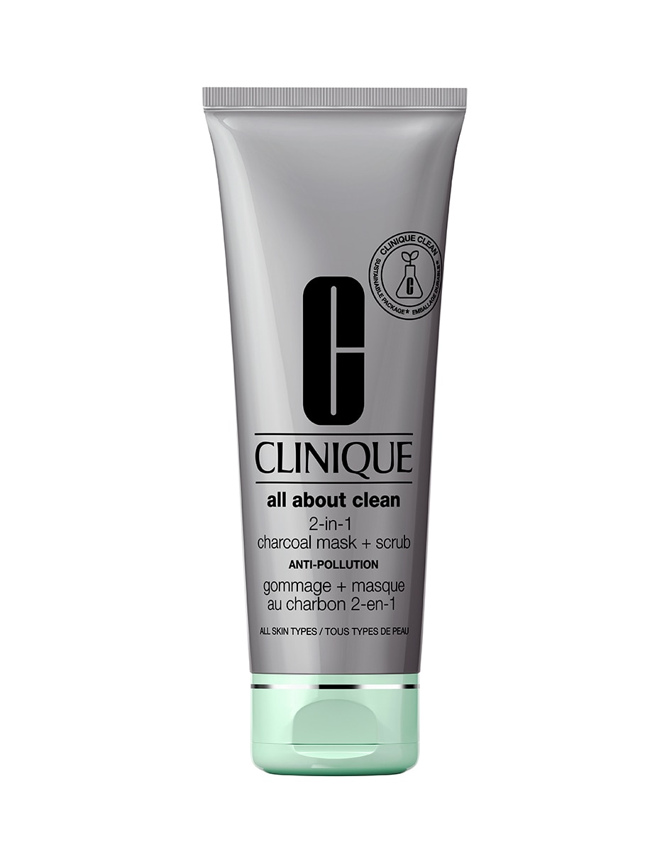 Exfoliante + Mascarilla All About Clean Charcoal Scrub + Mask Anti-Pollution para limpiar