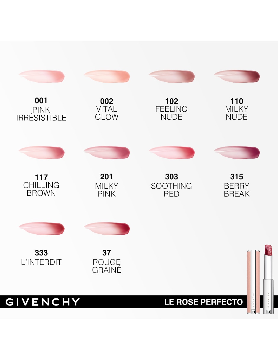 Labial brillante Rose Perfecto 10