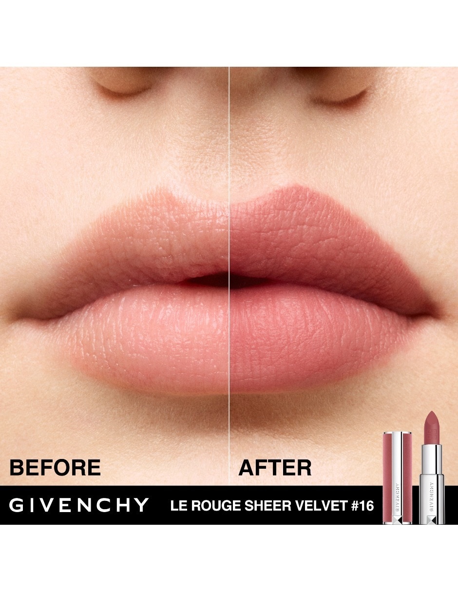 Labial mate Le Rouge Sheer Velvet 3