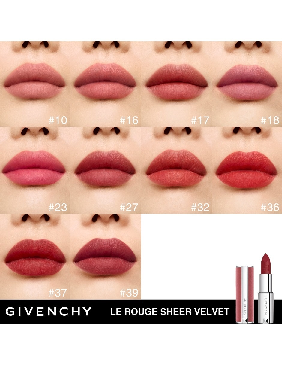 Labial mate Le Rouge Sheer Velvet 9