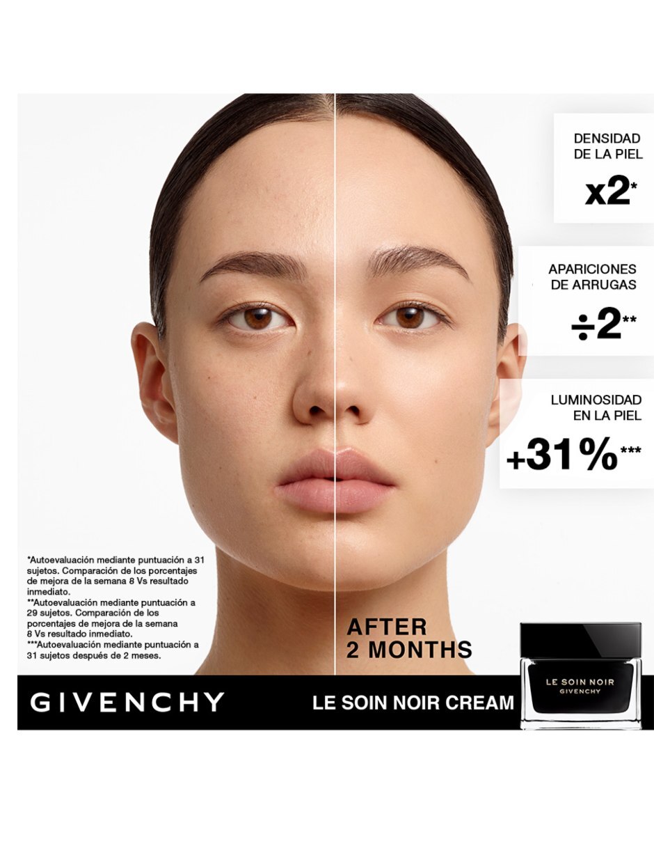 Crema facial recomendada para prevenir signos de la edad de día Le Soin Noir para todo tipo piel 6