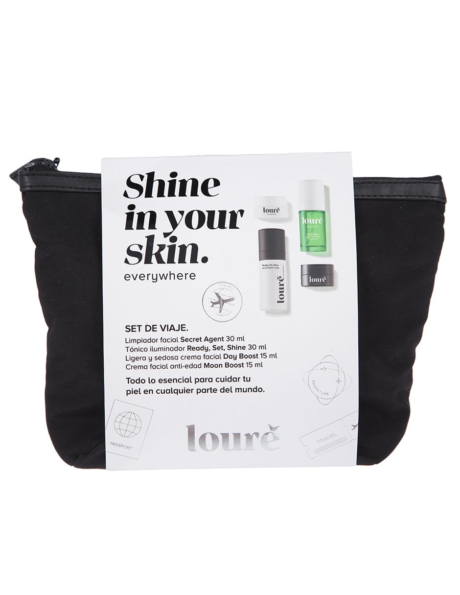 Kit tratamiento facial De Viaje hidratante Shine In Your Skin 6