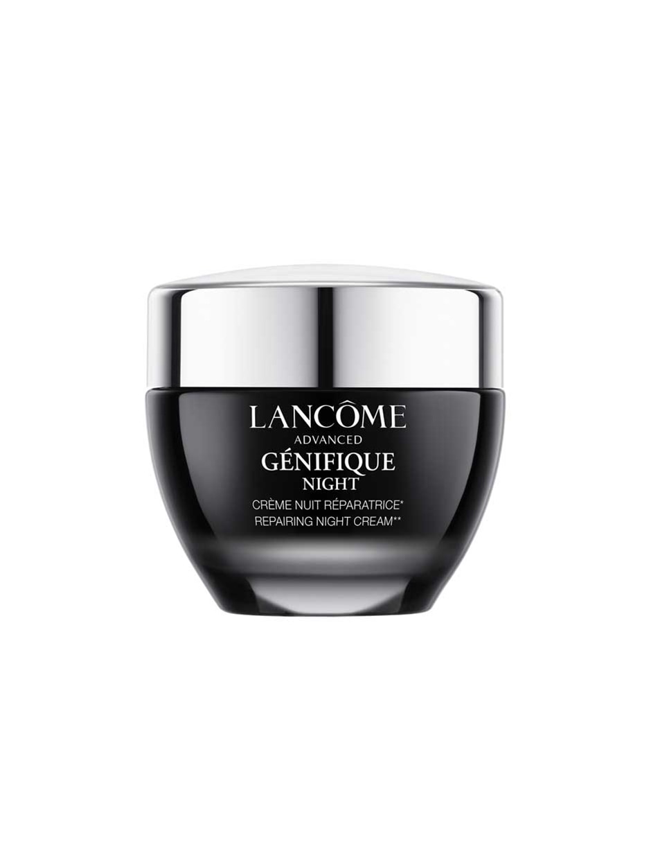 Crema facial recomendada para prevenir signos de la edad noche Lancôme Advanced Génifique Repairing Night Cream para todo tipo piel