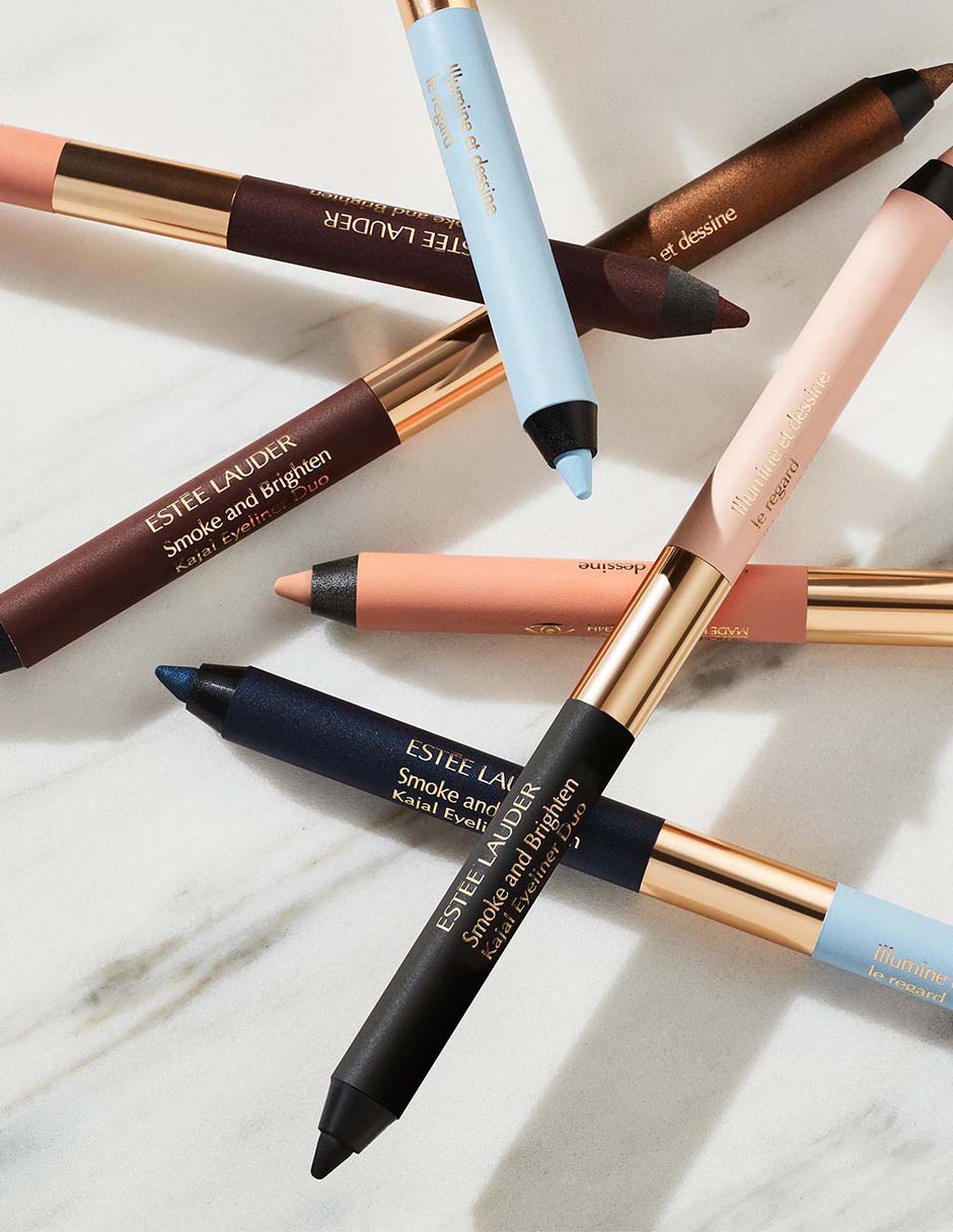Delineador para ojos luminoso Smoke and Brighten Kajal Eyeliner Duo 6