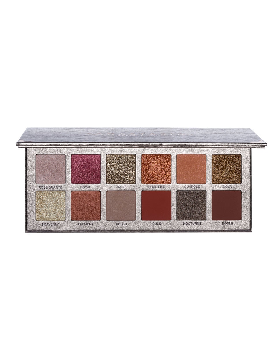 Paleta de sombras Rose Metals 12 tonos
