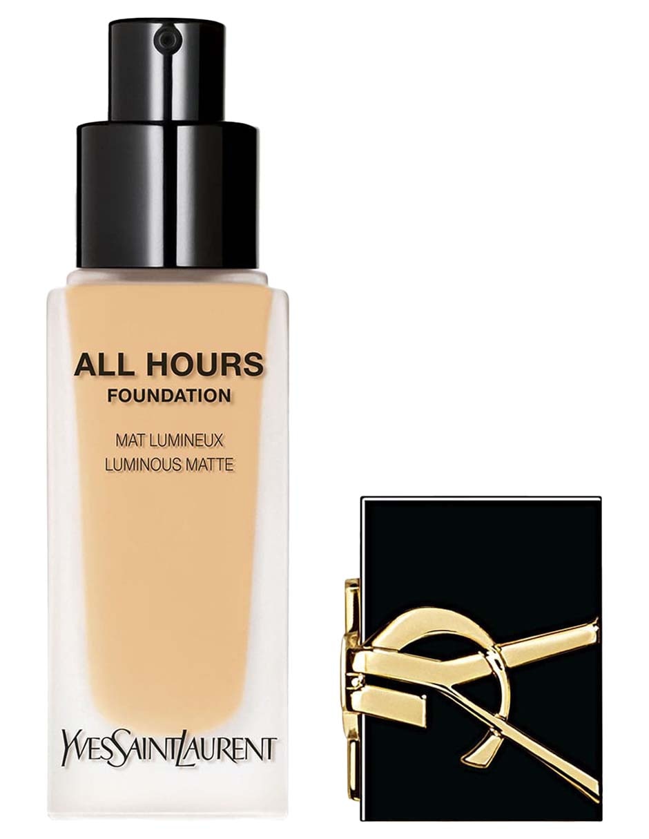 Base de maquillaje líquida ysl all hours foundation mate