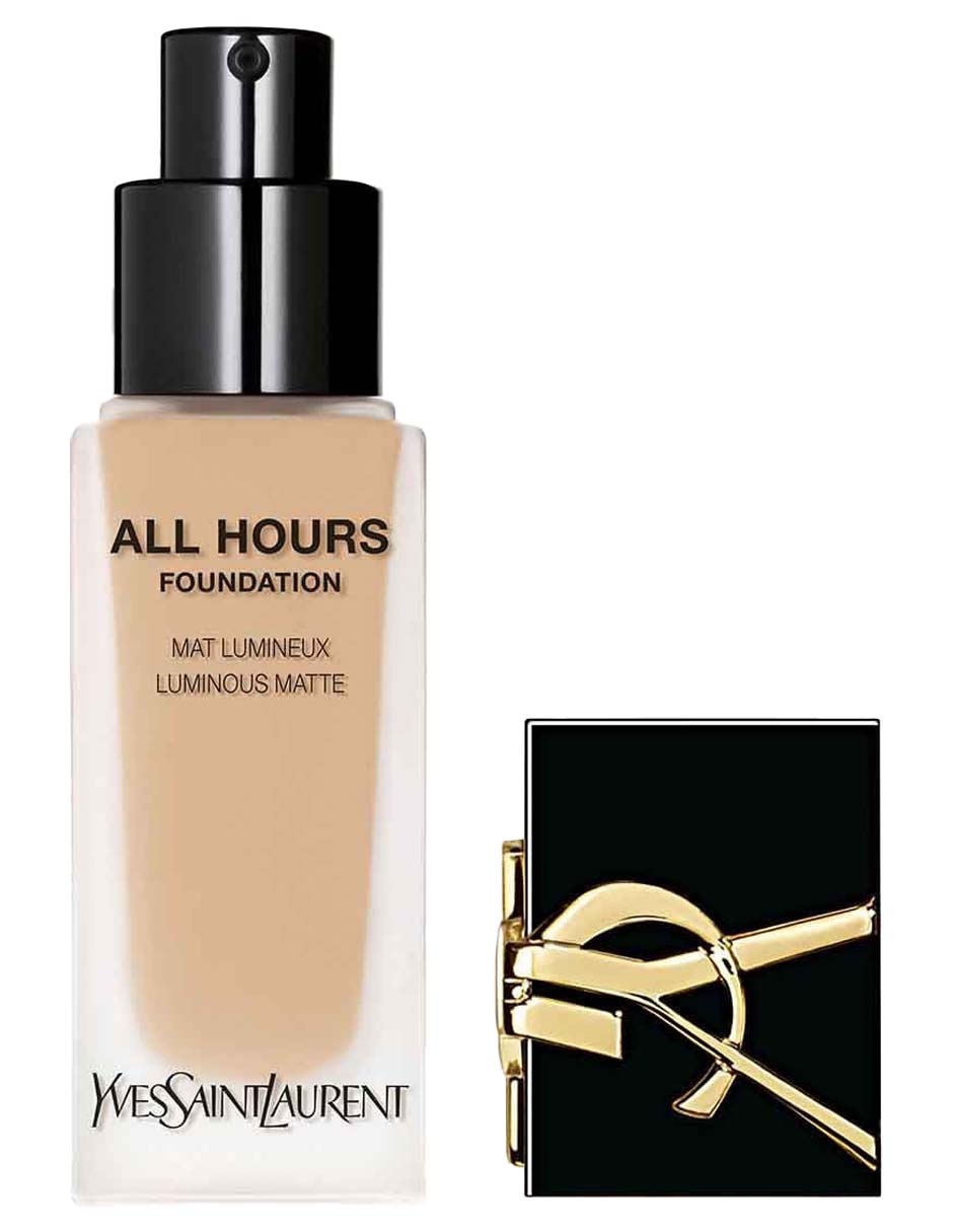 Base de maquillaje líquida ysl all hours foundation mate