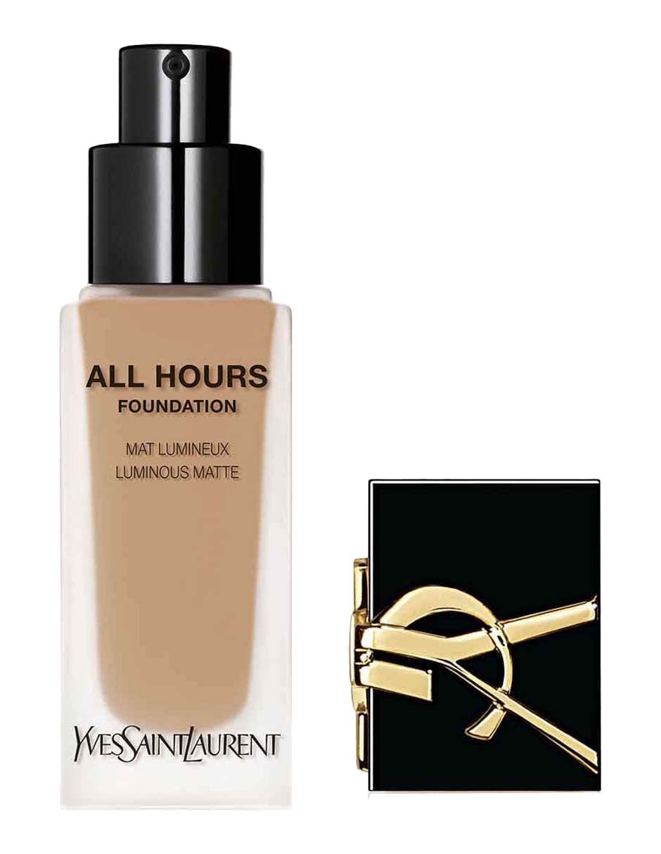 Base de maquillaje líquida ysl all hours foundation mate