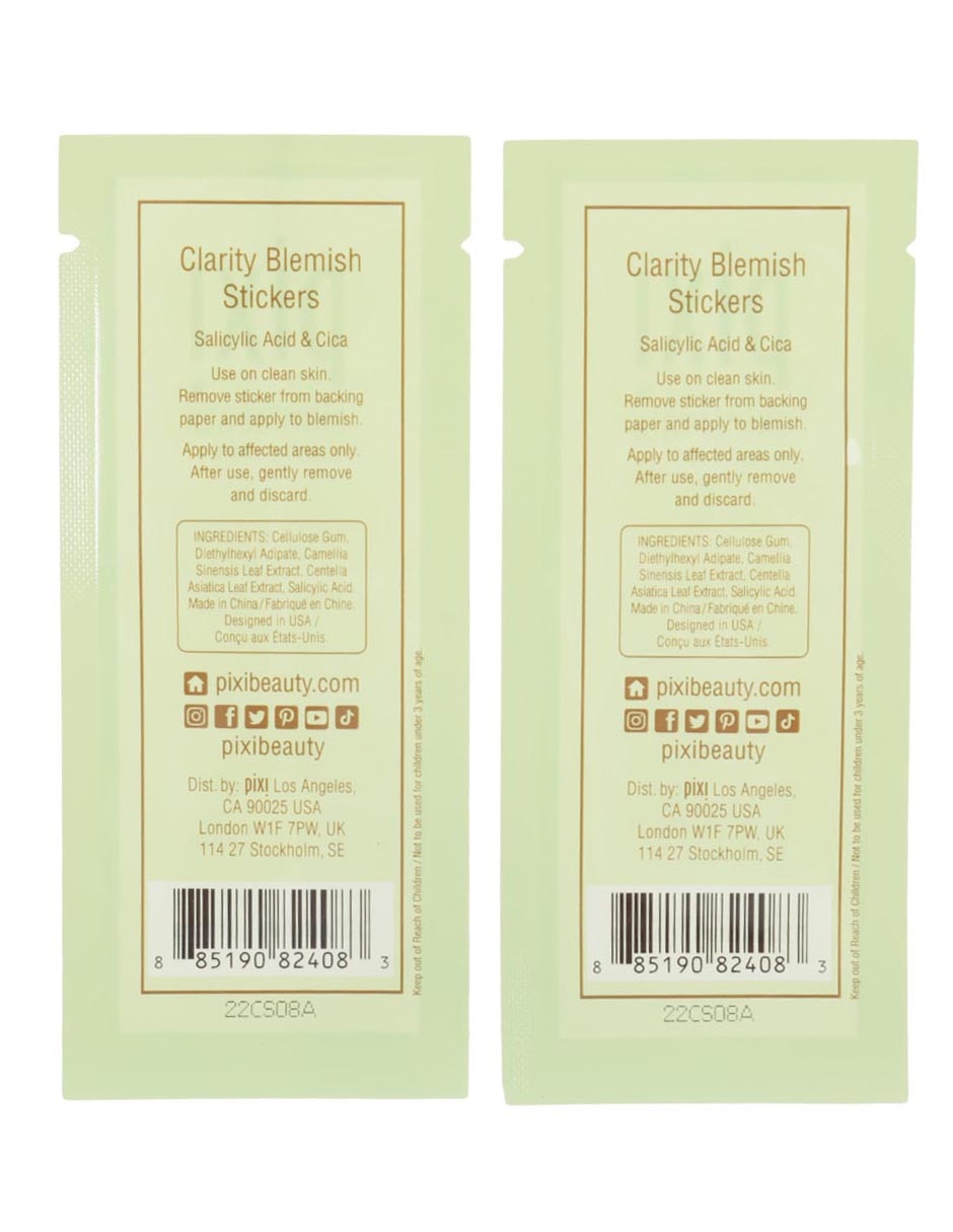 Parches para rostro clarity blemish stickers Skintreats 2