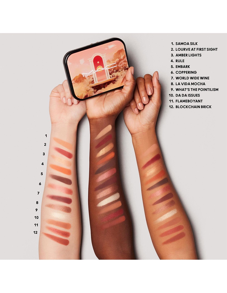 MAC CONNECT IN COLOUR PALETA SOMB X1,ROJ